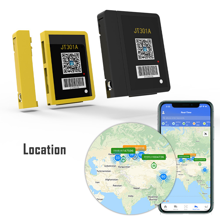 Live Time Container GPS Tracking Device Door Open / Close Alarm Tape Easy Install