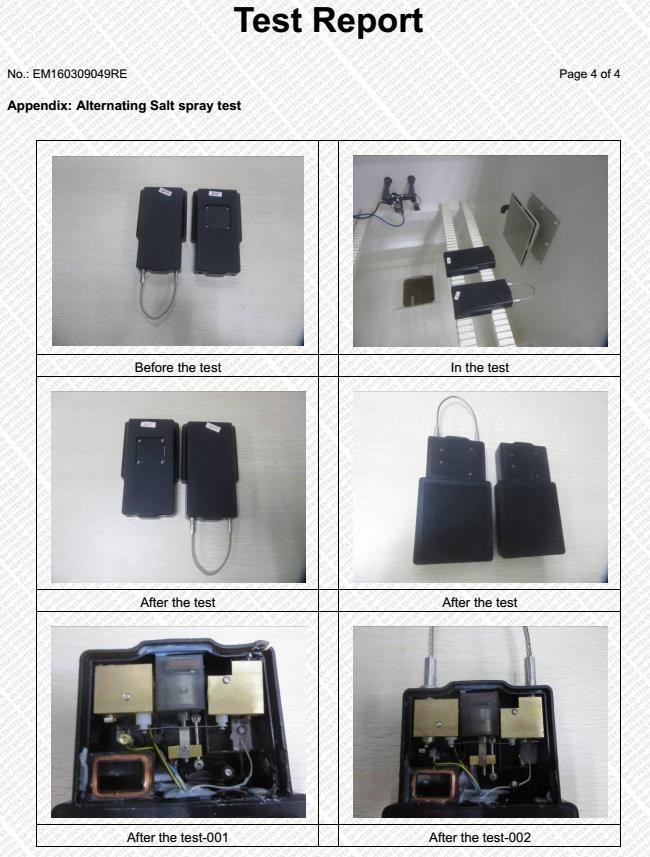 Tahan Air Kunci Elektronik Cerdas Perangkat Pemantauan Suhu Rantai Dingin ISO9001 17