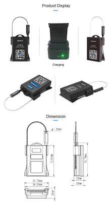 JT707A Container GPS Electronic Cable Seal Tracking Device Reusable
