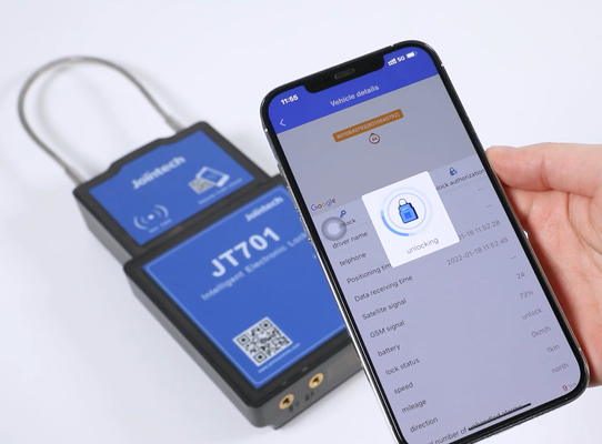 Jointech Jt701 Lora Rfid Vehicles Secured Transport Track Gps Smart Monitor Tracker Gps Truck Lock Fuel Tank Monitoring