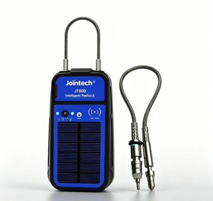 Jointech JT800 AI-Powered GPS Smart Padlock | Solar Waterproof Real-Time Cargo Tracking Electronic Lock with Remote Unlock