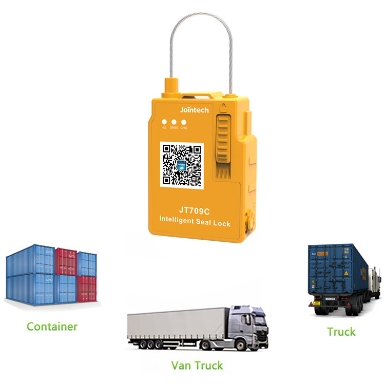 Smart GPS Electronic Padlocks Trucks Container Tracking Digital Security Seal Lock