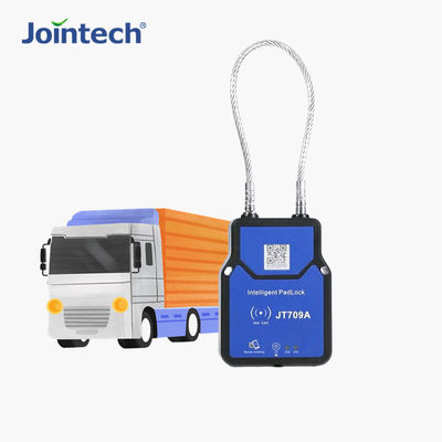 Intelijen GPS Kunci Trailer Kontainer Truk RFID Buka Kunci Pemantauan Cerdas